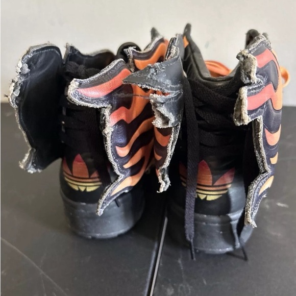 adidas Originals x Jeremy Scott "Fire" Flames RARE US 11.5 G43713 - Picture 5 of 10